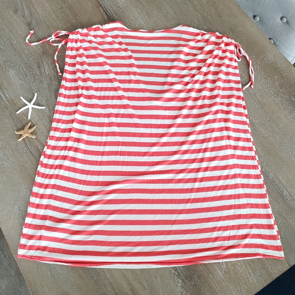 Ella Moss Striped Swim Beach Cover-up Women's Size Small - Picture 8 of 15